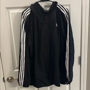Adidas rain jacket zip up 2x
